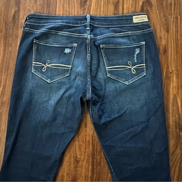 Denizen Levi’s Straight Cropped Raw Hem Denim Heans size 11 - Picture 8 of 9